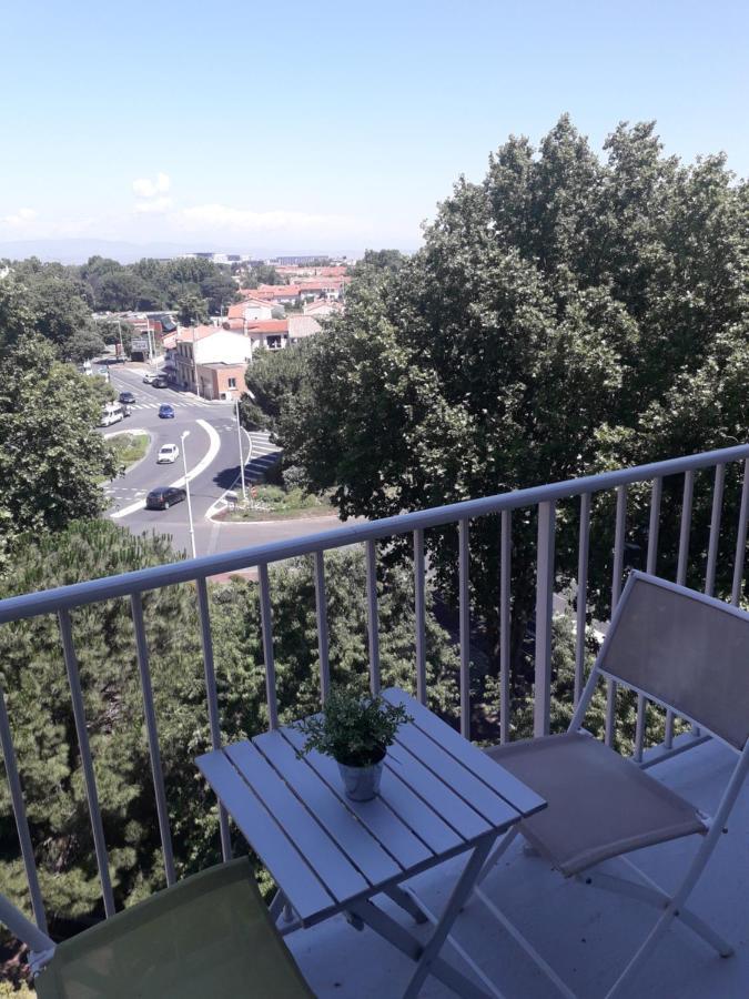 Residence D'Anjou - Grand Studio Avec Balcon Et Parking Privatif Perpignan Eksteriør bilde